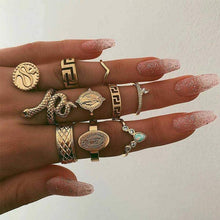 Load image into Gallery viewer, Vintage Knuckle Rings Set
