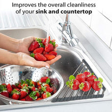 Load image into Gallery viewer, Triangle Roll Up Dish Drying Rack
