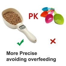 Load image into Gallery viewer, Digital Pet Food Measuring Scoop Feed Spoon

