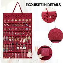 Load image into Gallery viewer, Felt Hanging Jewelry Organizer
