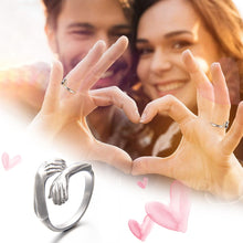 Load image into Gallery viewer, 2022 New-Couple Hug Ring Womens Day Gift Friends Mother Sister Girlfriend Gift

