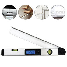 Load image into Gallery viewer, Aluminum alloy digital display angle ruler
