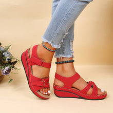 Load image into Gallery viewer, Velcro Roman Style Sandals

