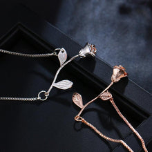 Load image into Gallery viewer, Rose Flower Charm Bracelet
