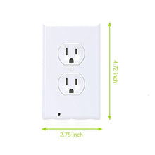 Load image into Gallery viewer, Hirundo Outlet Wall Plate With LED Night Lights
