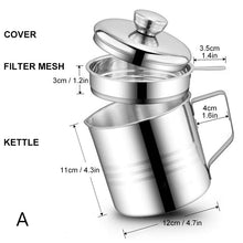 Load image into Gallery viewer, Home Grease Container With Strainer
