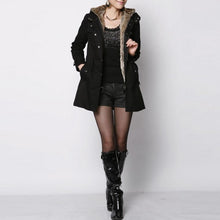 Load image into Gallery viewer, Ladies Winter Coat With Removable Faux Fur
