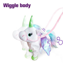 Load image into Gallery viewer, WALKING &amp; SINGING UNICORN PLUSH TOY
