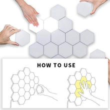 Load image into Gallery viewer, Hexagonal Wall Lamp Creative Geometry Assembly
