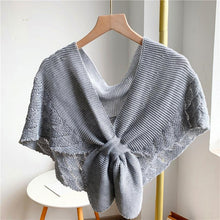 Load image into Gallery viewer, Fishtail Mini Knitted Shawl
