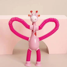 Load image into Gallery viewer, Telescopic suction cup giraffe toy
