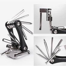 Load image into Gallery viewer, Hirundo 16-in-1 Chrome Plating EDC Multitool
