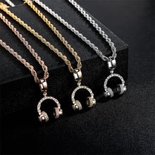 Load image into Gallery viewer, Earphone Pendant Necklace
