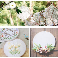 Load image into Gallery viewer, Bamboo Frame Embroidery Hoop Ring
