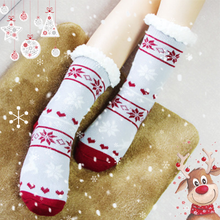 Load image into Gallery viewer, Thermal Fleece Slipper Socks

