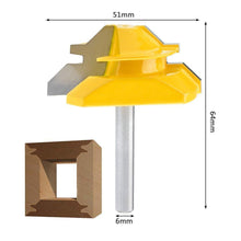 Load image into Gallery viewer, Domom 45 Degree Lock Miter Router Bits
