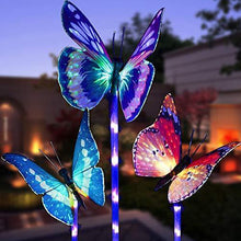 Load image into Gallery viewer, Solar Butterfly Stake Light, 3 Pack
