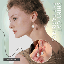 Load image into Gallery viewer, Shiny Cat Eye Earrings
