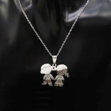 Load image into Gallery viewer, Boy And Girl Stainless Steel Pendant
