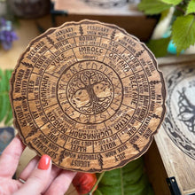 Load image into Gallery viewer, 💖Wheel Of The Year Wood Sign - Tree of Life
