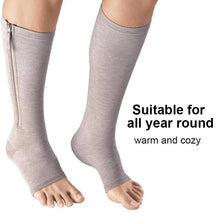Load image into Gallery viewer, Compression Socks with Zipper

