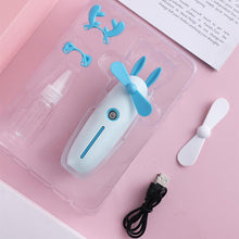 Load image into Gallery viewer, Mini Cartoon Portable Fan
