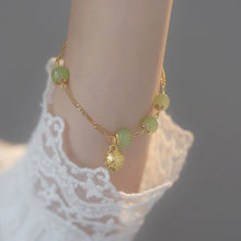 Load image into Gallery viewer, Hetian Jade Bell Bracelet
