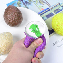 Load image into Gallery viewer, Dinosaur Egg Squeezable Stress Relief Toy Ball
