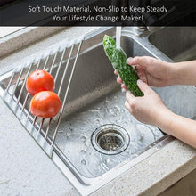 Load image into Gallery viewer, Triangle Roll Up Dish Drying Rack

