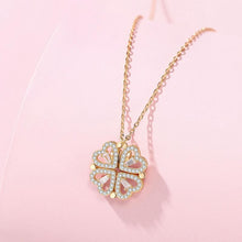 Load image into Gallery viewer, Hollow Four-Leaf Clover Necklace
