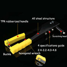 Load image into Gallery viewer, Manual Double Handle Rivet Gun
