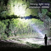 Load image into Gallery viewer, 4-Core Powerful LED Flashlight
