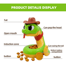 Load image into Gallery viewer, Electric tricky and scary rattlesnake toy
