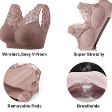 Load image into Gallery viewer, Breathable Sports Push Up Lace Bra
