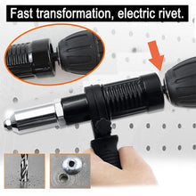 Load image into Gallery viewer, Professional Rivet Gun Adapter Kit 🛠With 4Pcs Different Nozzle Bolts
