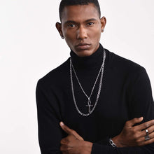 Load image into Gallery viewer, Stainless steel ancient Egyptian Cross men&#39;s Necklace
