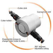 Load image into Gallery viewer, DOMOM Zipbite - Nibbler Cutter Drill Attachment Double Head Metal Sheet
