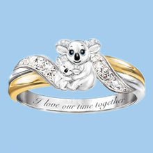 Load image into Gallery viewer, Creative Parent-child Bear Ring
