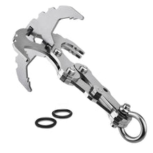Load image into Gallery viewer, Stainless Steel Survival Folding Grappling Gravity Hook
