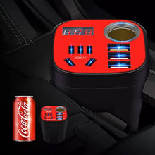 Load image into Gallery viewer, Car Mounted Cup Type Inverter Converter QC Charger
