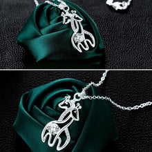 Load image into Gallery viewer, Graceful Love Giraffe Necklace
