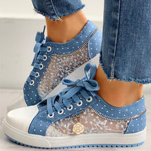 Load image into Gallery viewer, Summer Hollow Canvas Shoes
