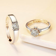 Load image into Gallery viewer, Simple Adjustable Couple Rings
