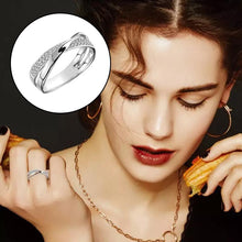 Load image into Gallery viewer, X Shape Cross Ring for Women
