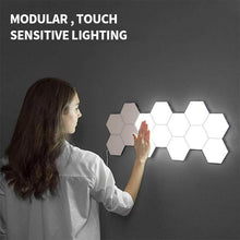 Load image into Gallery viewer, Hexagonal Wall Lamp Creative Geometry Assembly
