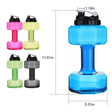 Load image into Gallery viewer, Dumbbell Shape Water Bottles
