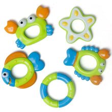 Load image into Gallery viewer, Floating Purple Octopus with 3 Hoopla Rings
