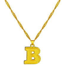 Load image into Gallery viewer, 18K Gold Plated Initial Letter Necklace
