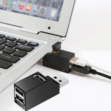 Load image into Gallery viewer, 3-Port Tiny USB Hub
