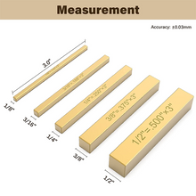 Load image into Gallery viewer, Brass Height Gauges Set
